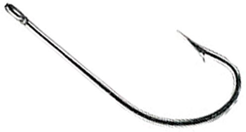 Mustad Poly Bag Hooks Nickel Wide Gap 10/Ctn